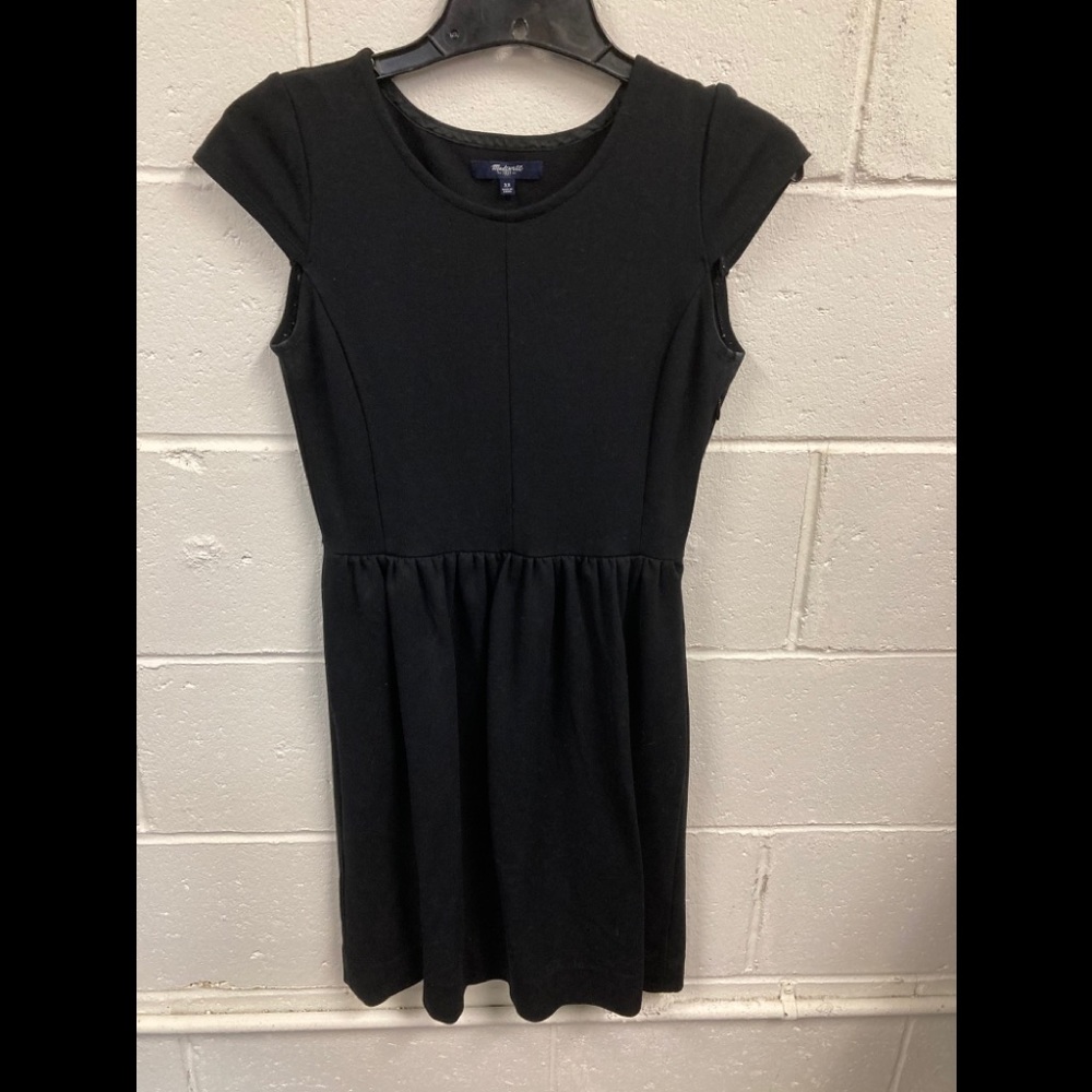 Black Madewell Fit and Flare Dress